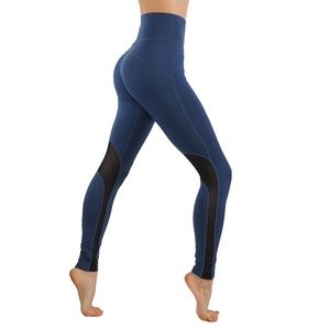 Workout Leggings With Mesh cutouts mid waist